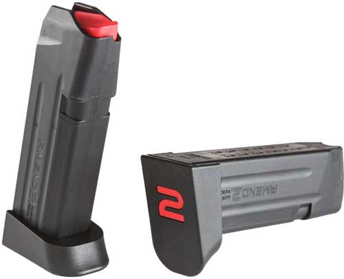 Amend2 A2GLOCK17BLK 18rd 9mm Luger Magazine Compatible with Glock 17