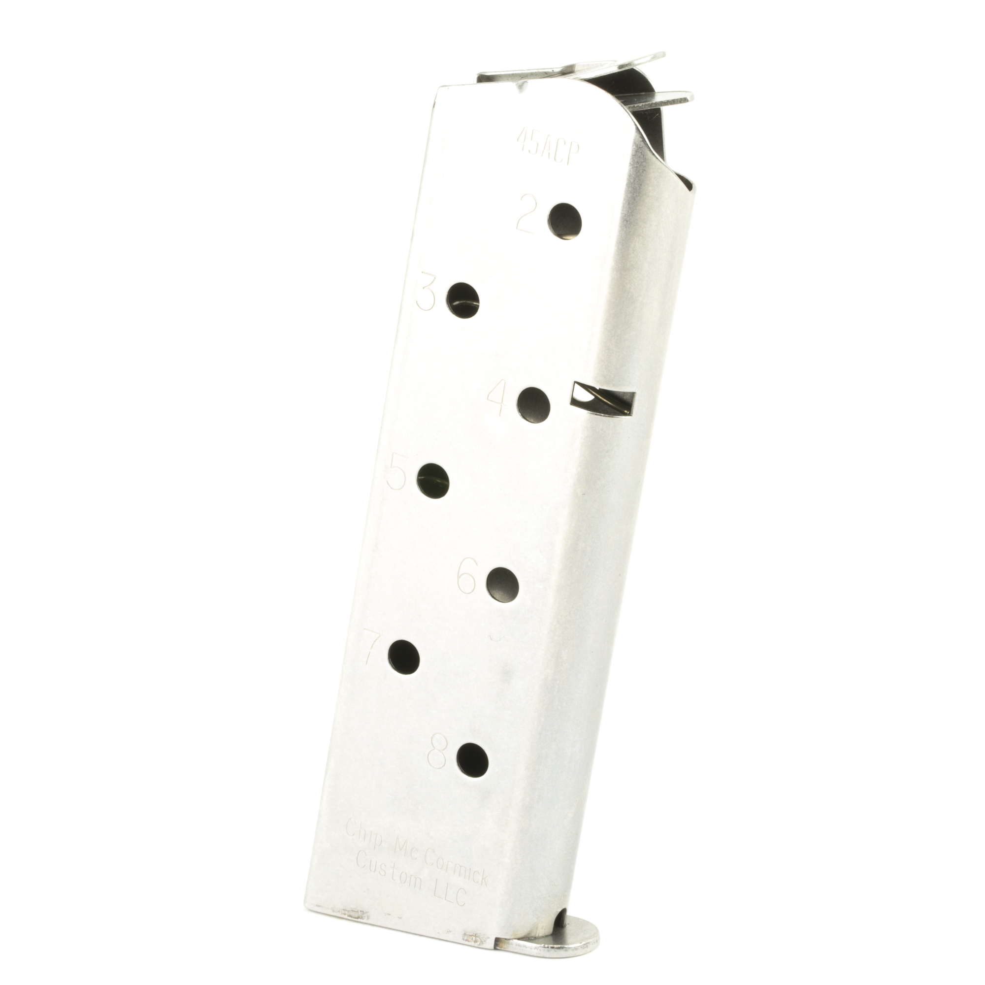 CMC Triggers 14110 Match Grade 8rd 45 ACP Stainless Steel Magazine for 1911