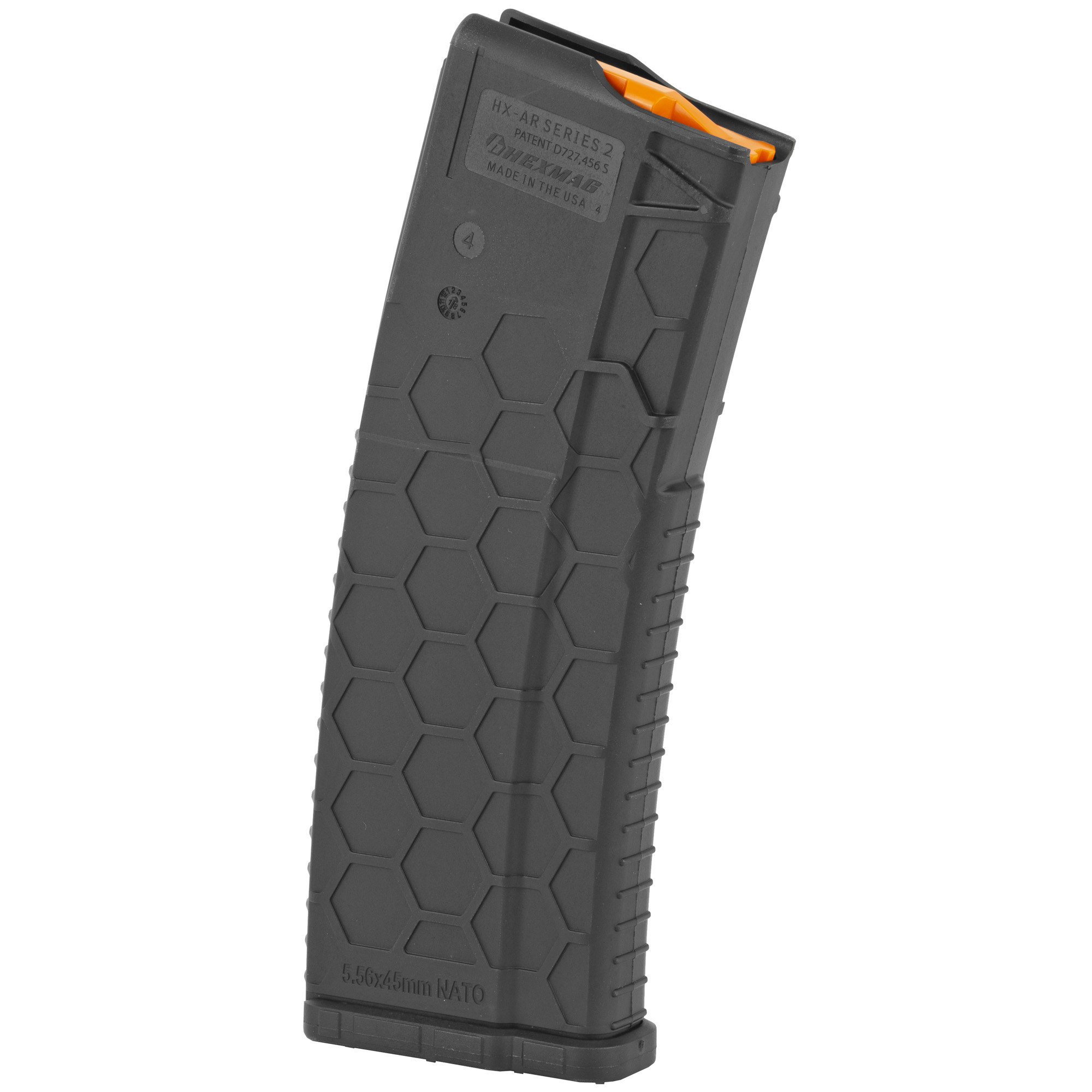 Hexmag HX30ARBLK Series 2  Black Detachable 30rd Multi-Caliber for AR-15