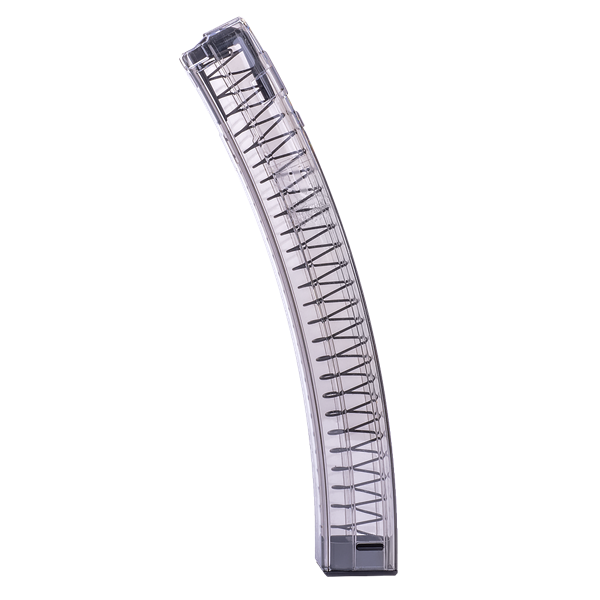 ETS 9mm Rifle Magazine Smoke Gray Fits HK MP5 40RD Capacity