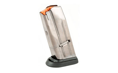 FN FNS Compact 10rd 9mm Luger Electroless Nickel Steel Magazine