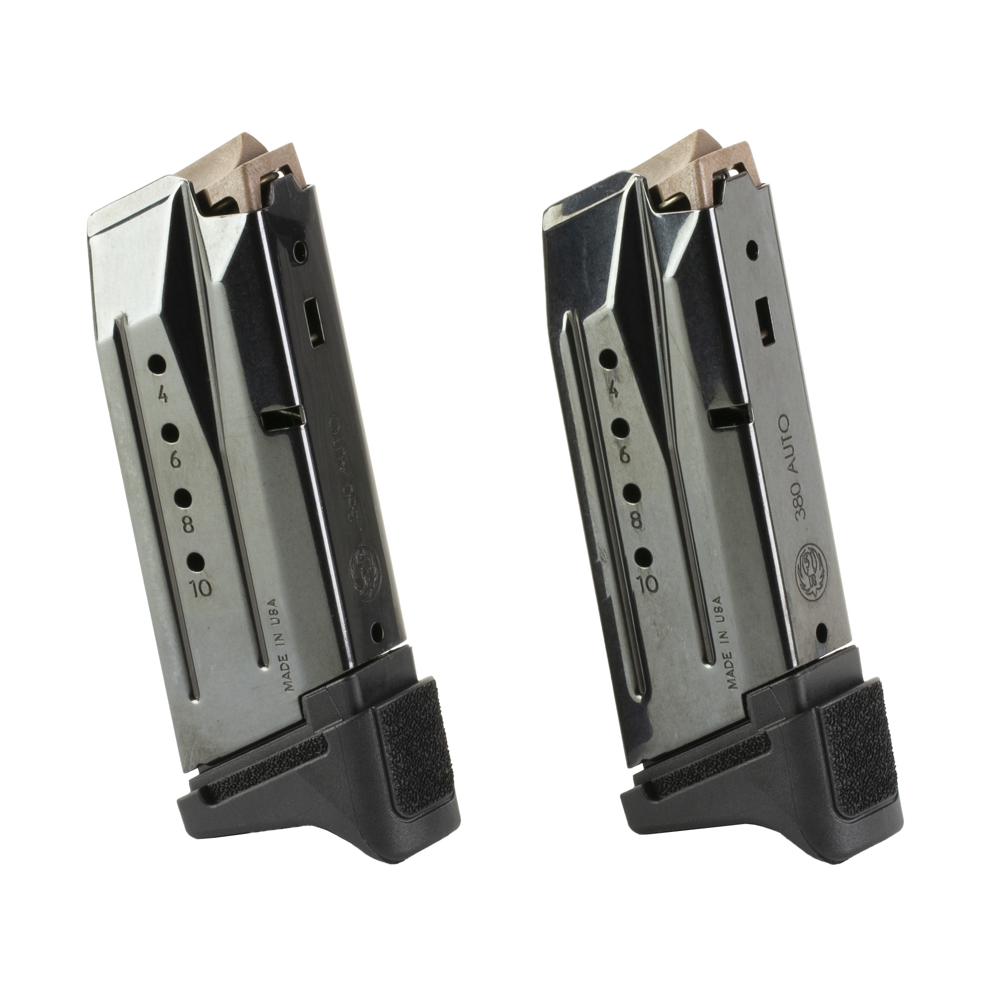 Ruger Security 380 Steel 2 Pack 10 Round Magazines Fits Security 380