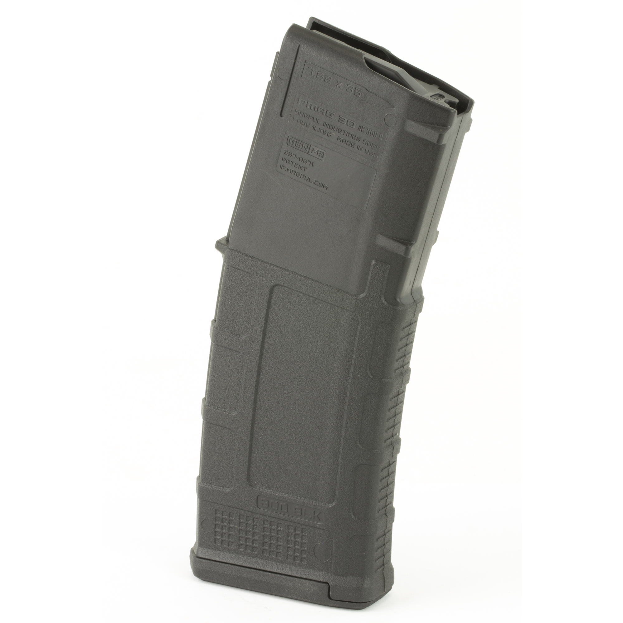 Magpul MAG800BLK PMAG GEN M3 30rd 300 Blackout Fits AR-15 Black Polymer