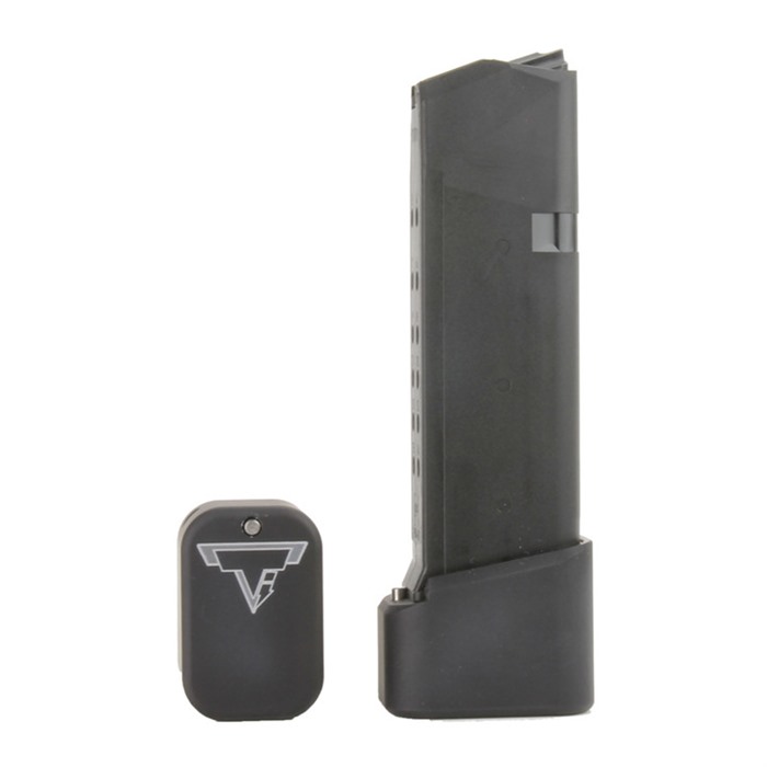 Taran Tactical Innovations Base Pad +4/5 for Glock 19 23 9mm Luger