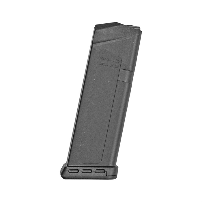 Amend2 Mag A2-19 Glock 19 9mm 15-Round Polymer Magazine