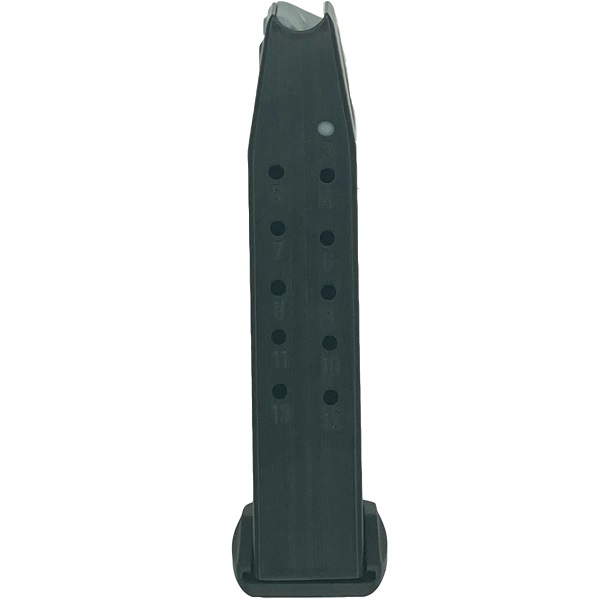 IWI 9mm Magazine 13rd Heat-Treated Steel Removable Floor Plate Polymer Follower Compatible with Masada Slim