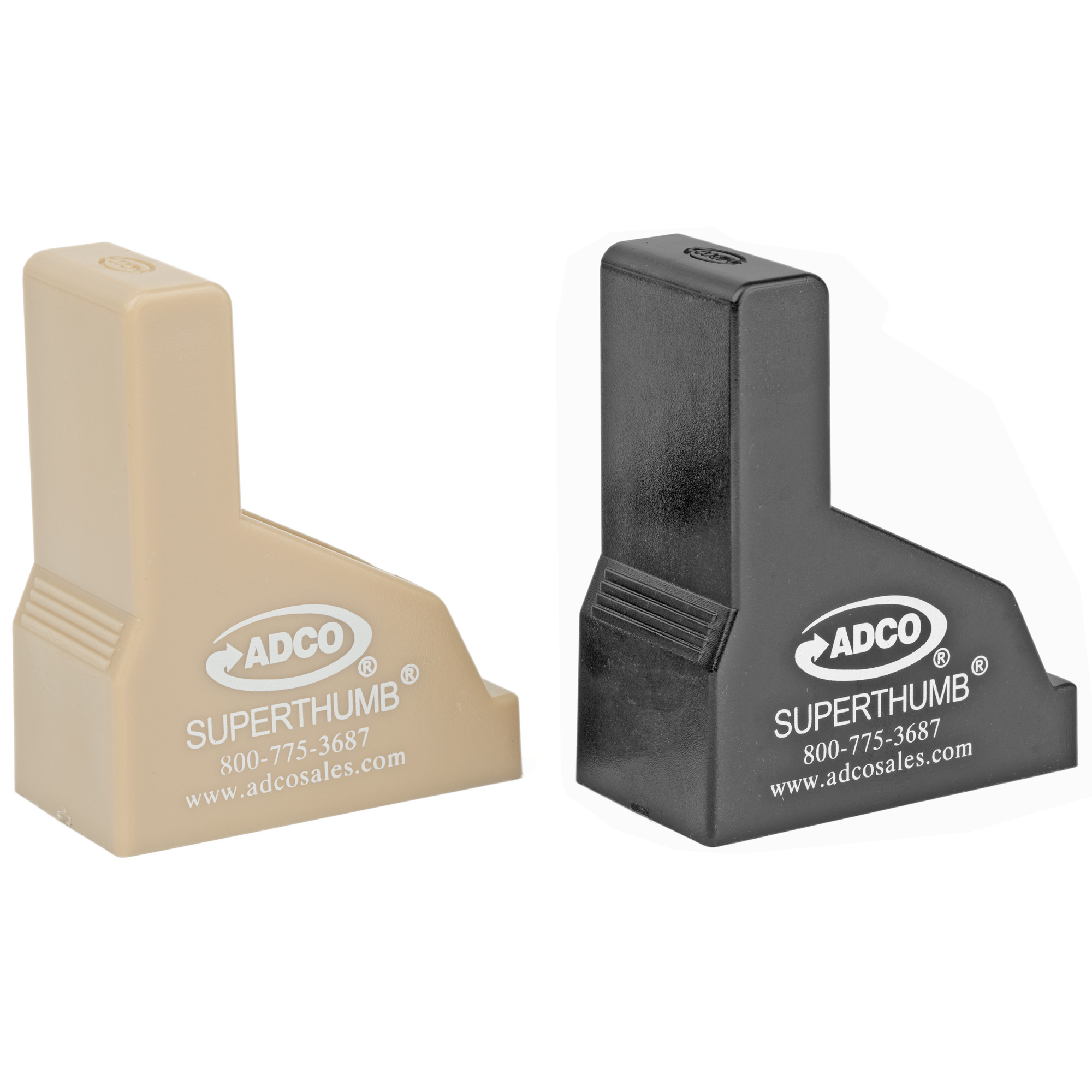Adco Arms Super Thumb Mag Loader/Unloader 9mm Luger Model ST1PR Tan