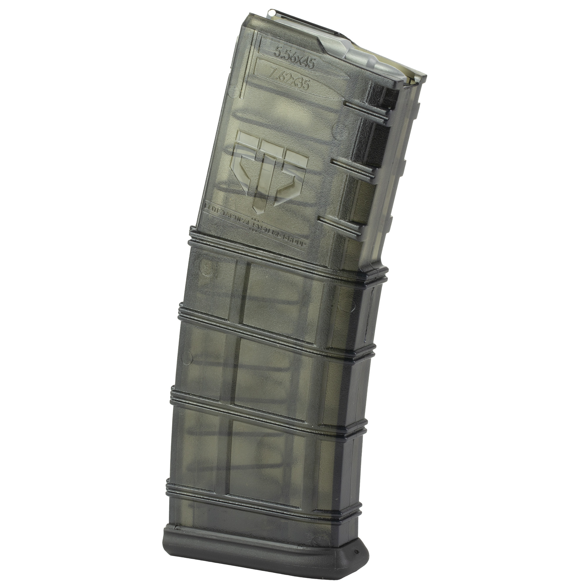 ETS MAG AR556 30RD Slim G2 Carbon Smoke Magazine for AR Rifles 556NATO