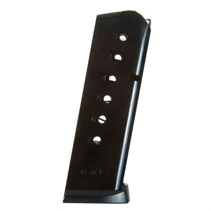 Rock Island Armory 1911 Act-Mag Magazine 45 ACP 7 Round Steel Officers Model