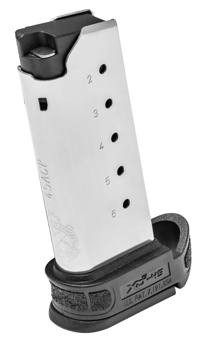 Springfield Armory XD-S Mod2 6rd .45 ACP Stainless Steel Magazine