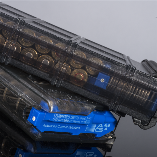 ETS .223 Rem & 5.56 NATO Rifle Mag Smoke Gray 30RD Polymer with Coupler Tritium Follower