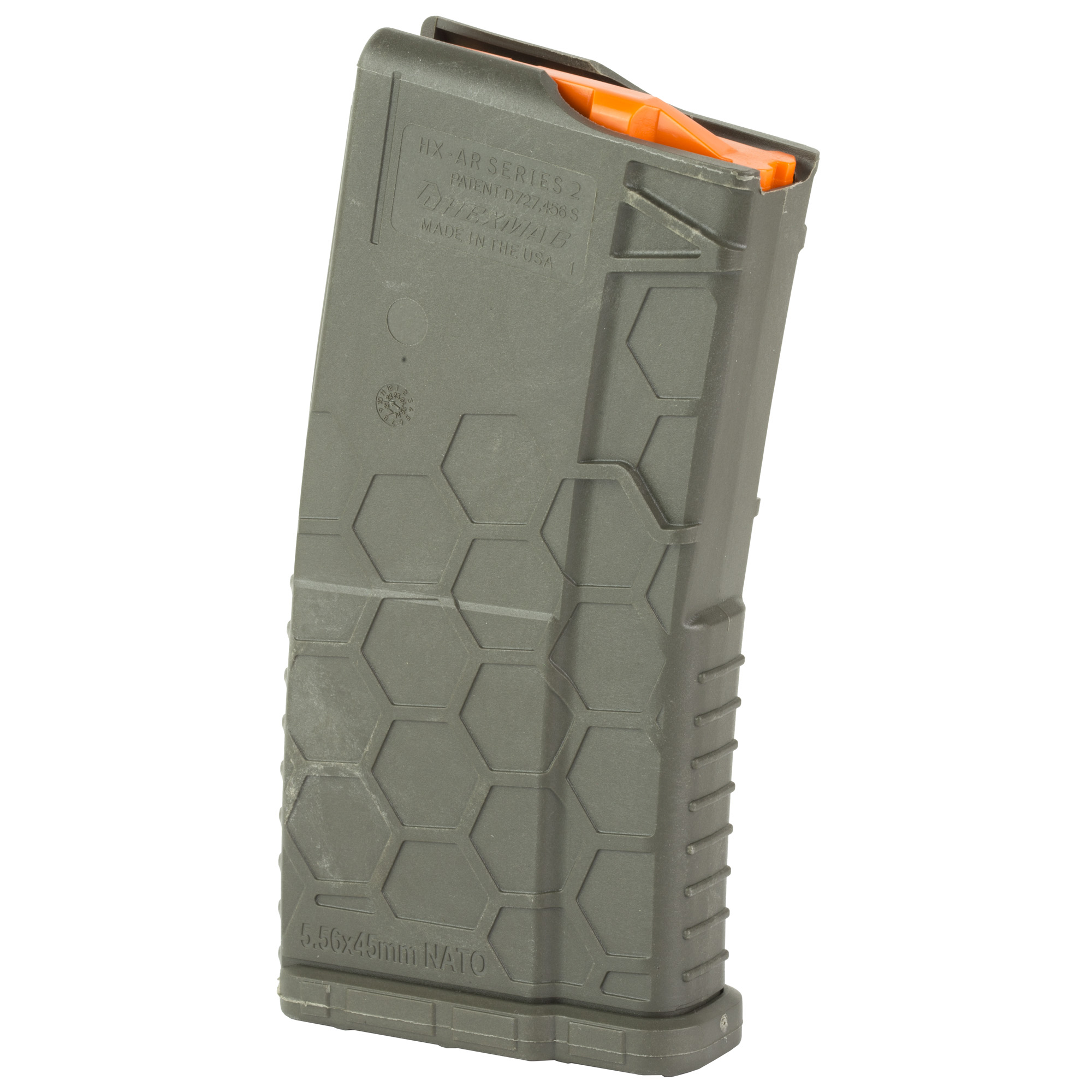 Hexmag 10rd OD Green Polymer Shorty Magazine 5.56x45mm NATO AR-15