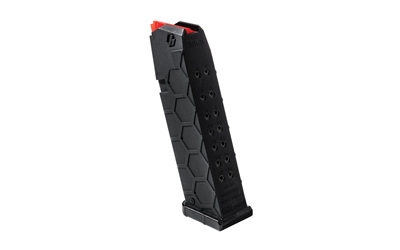 Hexmag HX17G17BLK 17rd 9mm Luger Magazine Compatible with Glock 17 26 34 Gen3-5
