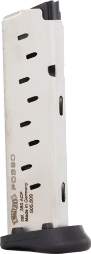 Walther Magazine PD380 .380ACP 9-Round Stainless Steel Centerfire Pistol