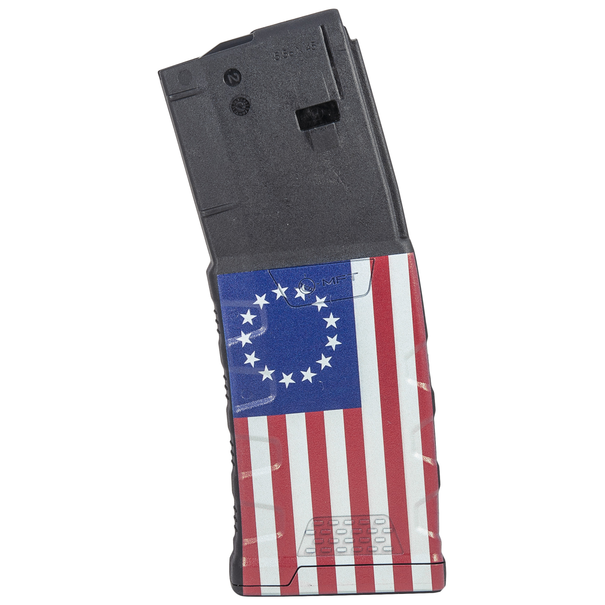 Mission First Tactical MFT Extreme Duty Polymer Magazine Betsy Ross Flag 30 rd 5.56x45mm