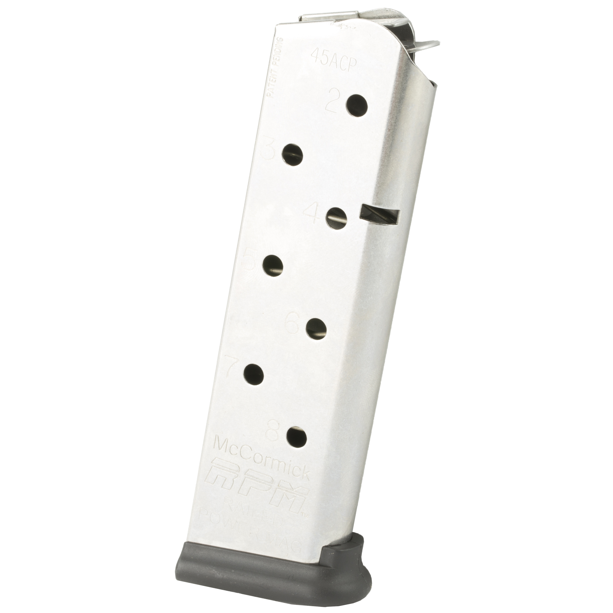 Chip McCormick CMC Products 17130 Railed Power Mag 8rd 45 ACP Fits 1911 Government
