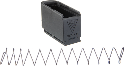 Ghost Inc MOAB Mag Extension for Glock 43x and 48 9mm Luger Polymer