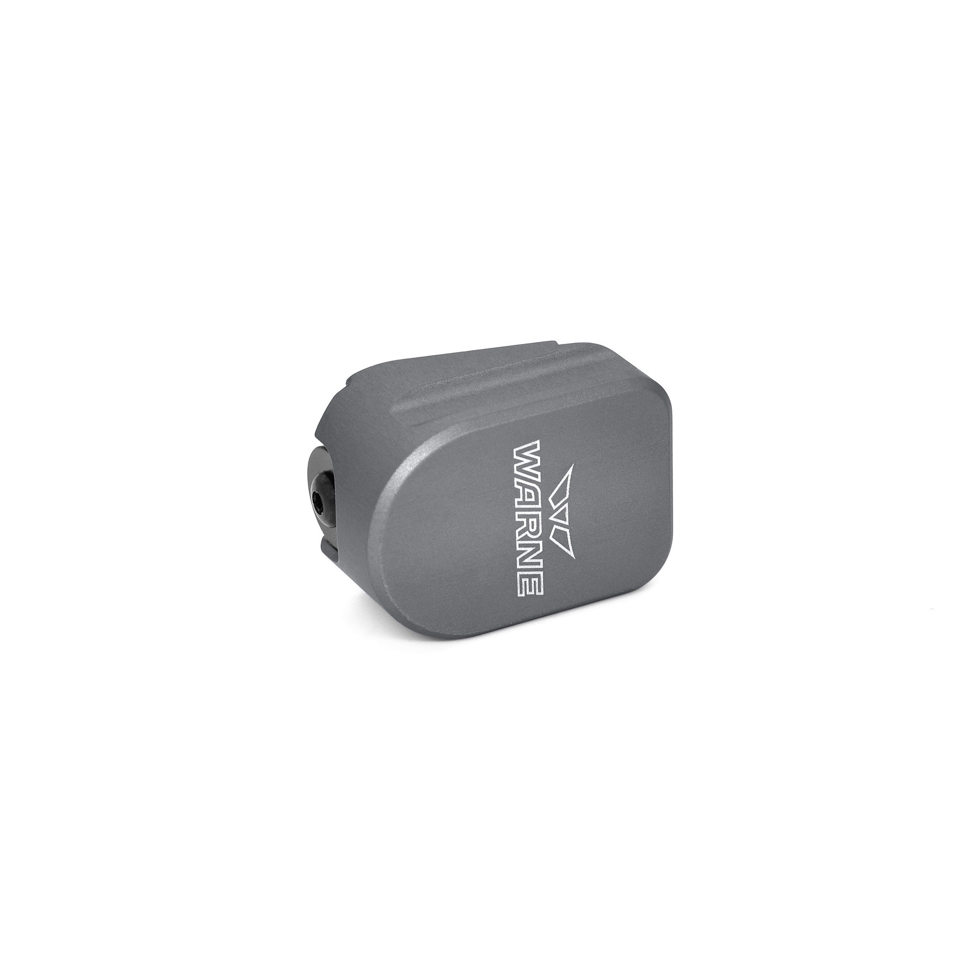 Warne MESIG54GR Magazine Extension 6061-T6 Aluminum Gray Finish Adds 5rds Sig P320