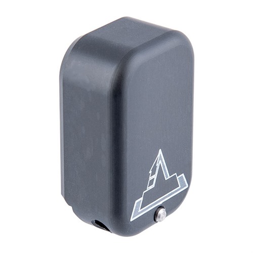 Taran Tactical Innovations Base Pad +3/+4 for Glock 17 22 Titanium Gray