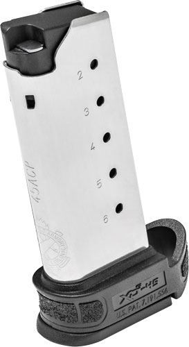 Springfield Armory XDSG5005 Mag Sleeve Polymer .45 ACP Silver Compatible XDS Mod.2