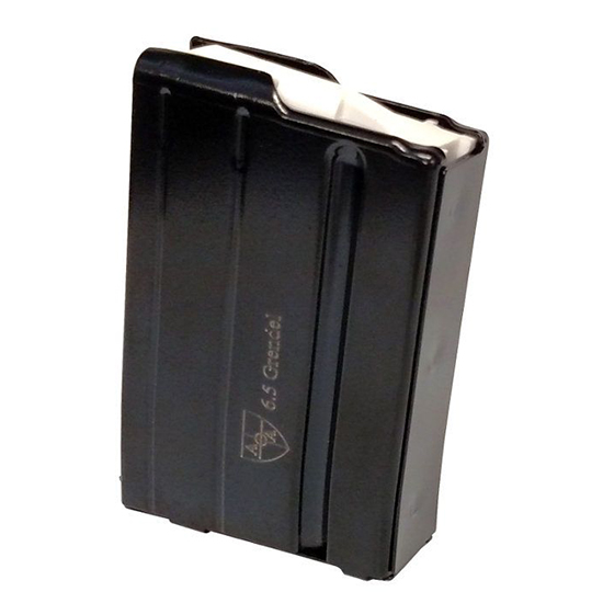 Alexander Arms Alex Mag AR 6.5 Grendel Steel E-Lander 10rd Magazine