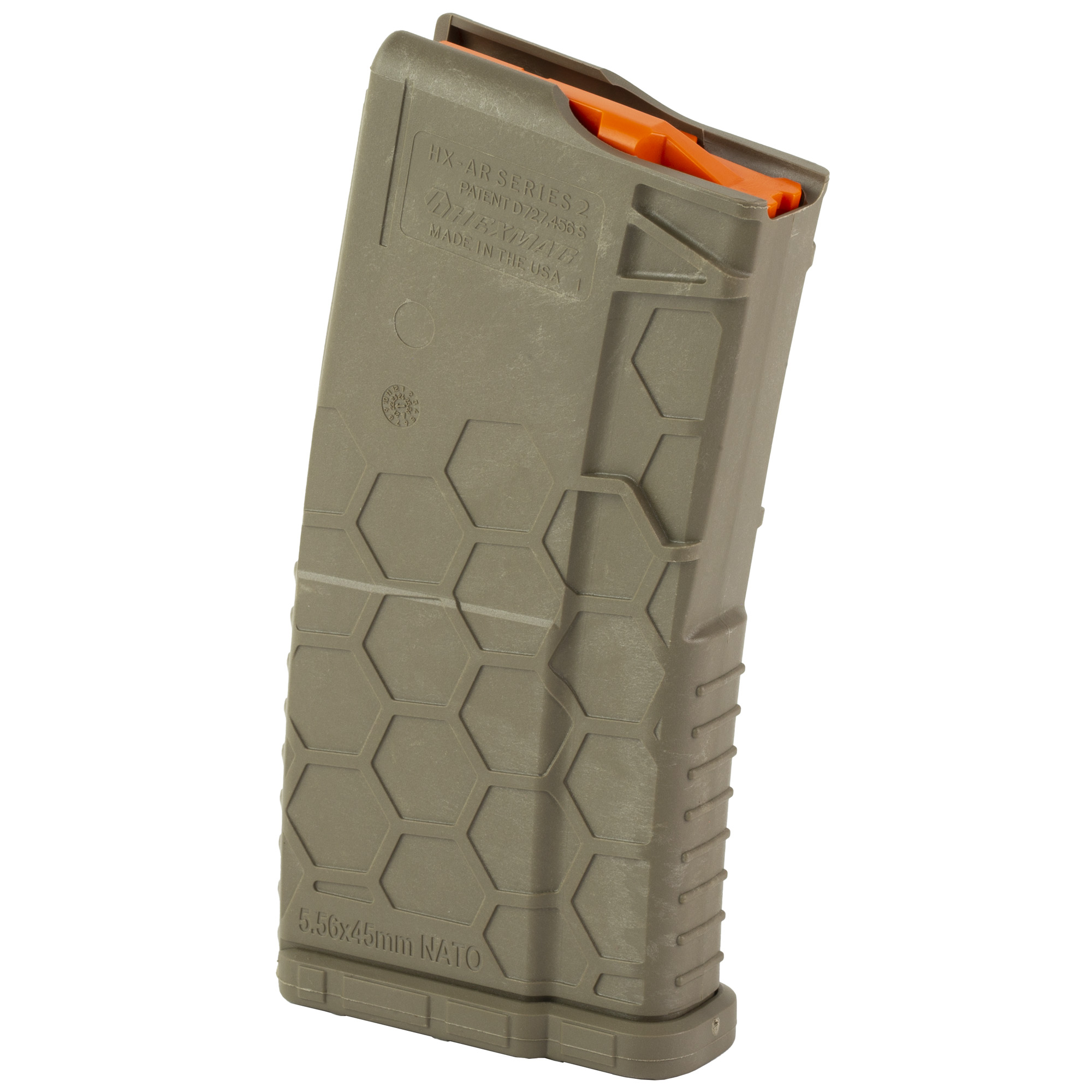 Hexmag HX1020AR15FDE Shorty 10rd 5.56x45mm NATO Polymer Magazine AR-15 Flat Dark Earth