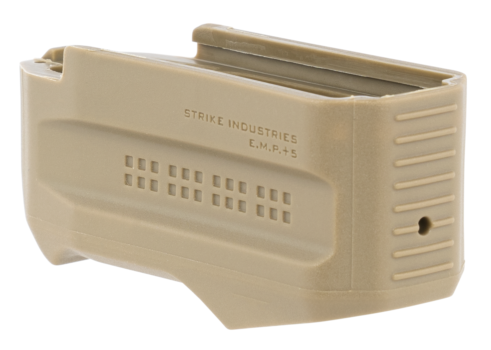 Strike Industries EMP+5FDE Enhanced Magazine Plate Polymer 5-Round Flat Dark Earth