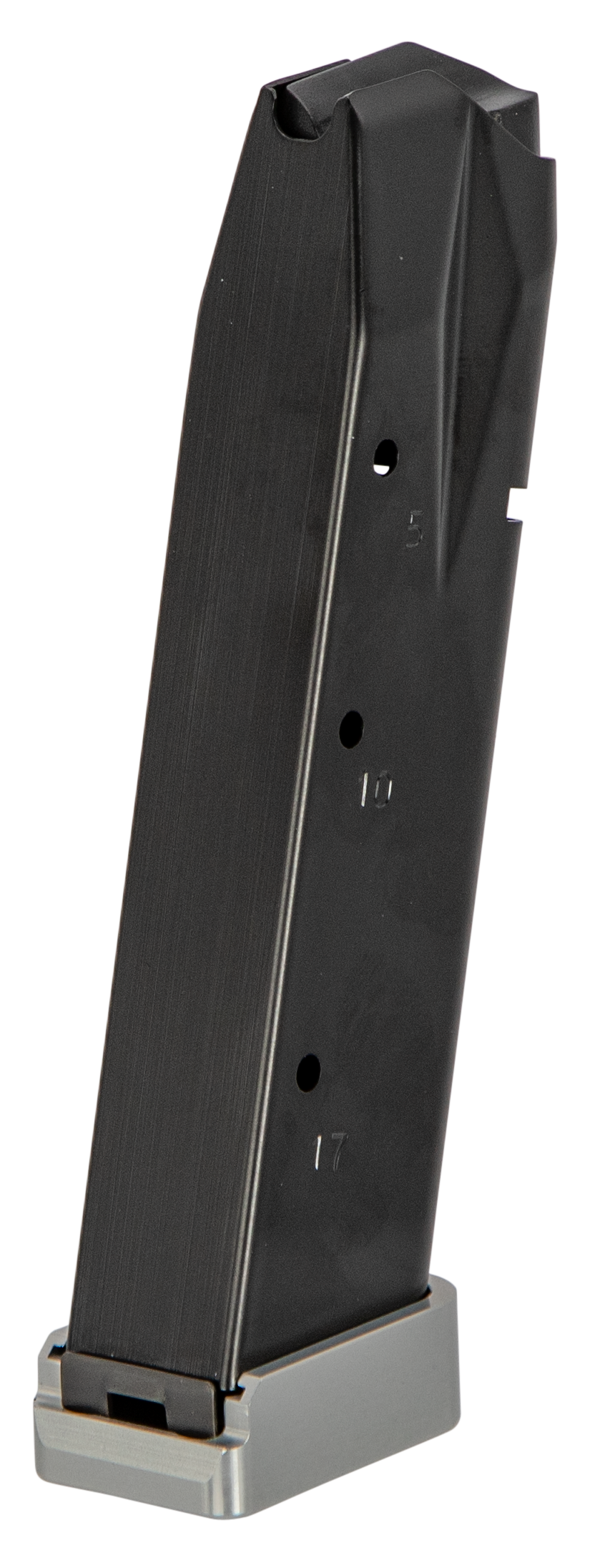 Mec-Gar 19rd Extended 9mm Luger Magazine Fits Sig P226 X5 Carbon Steel