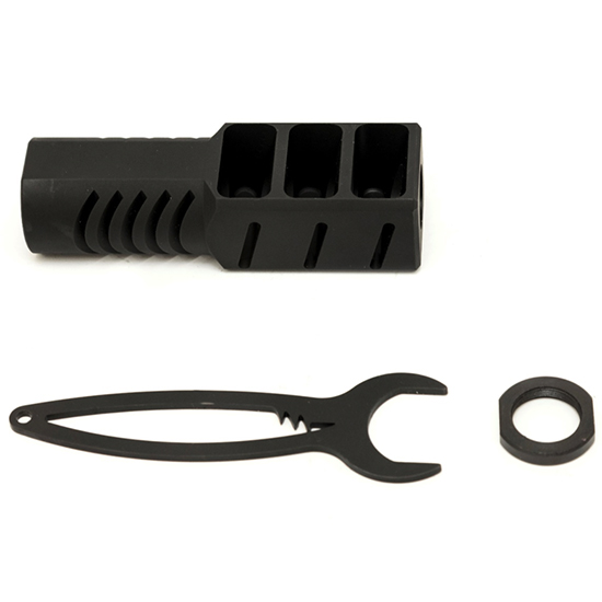 SDS Imports 12ga Muzzle Brake M22x.75 Threads for Saiga Lynx Vepr Shotguns