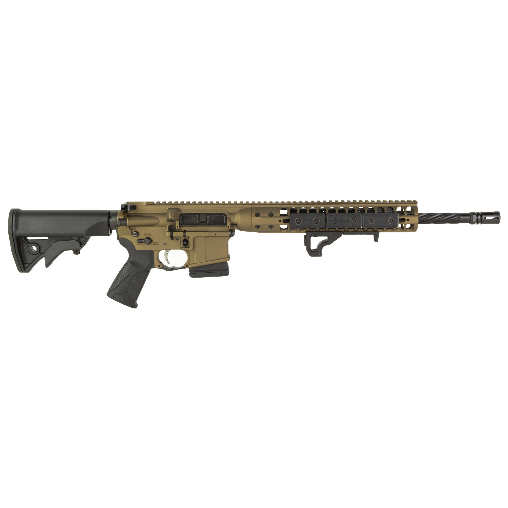 LWRC Di 556 NATO 16.1in 10 Rounds Burnt Bronze Di Compact Stock