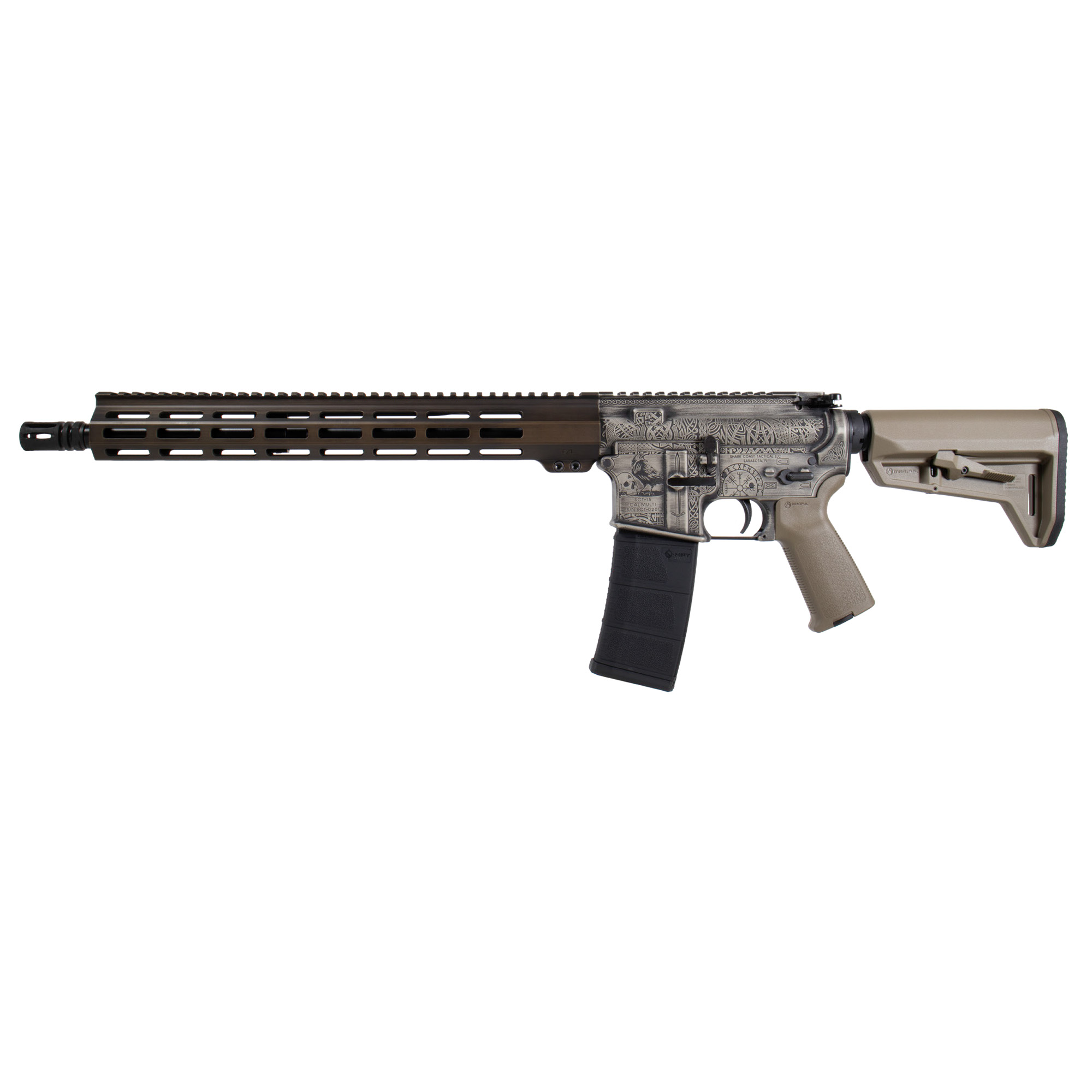 SCT VIKING 556NATO 16" 30RDS FDE