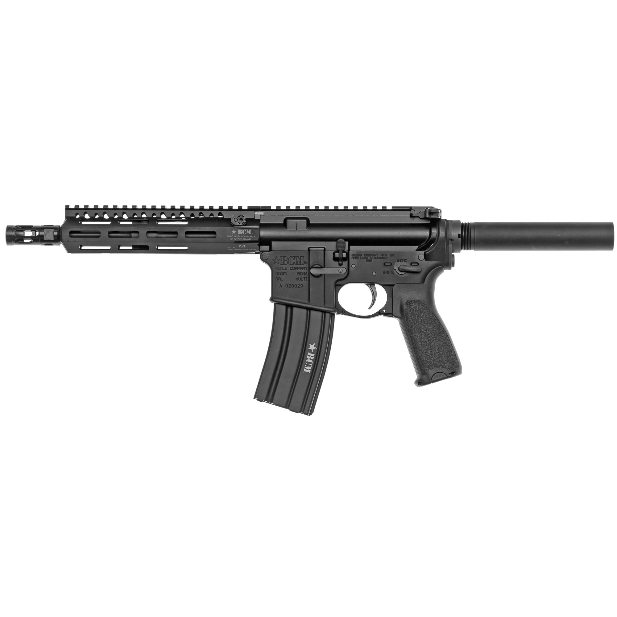 Bravo Company USA Recce 9 Pistol 300 AAC Blackout 9" 30 Rounds Black