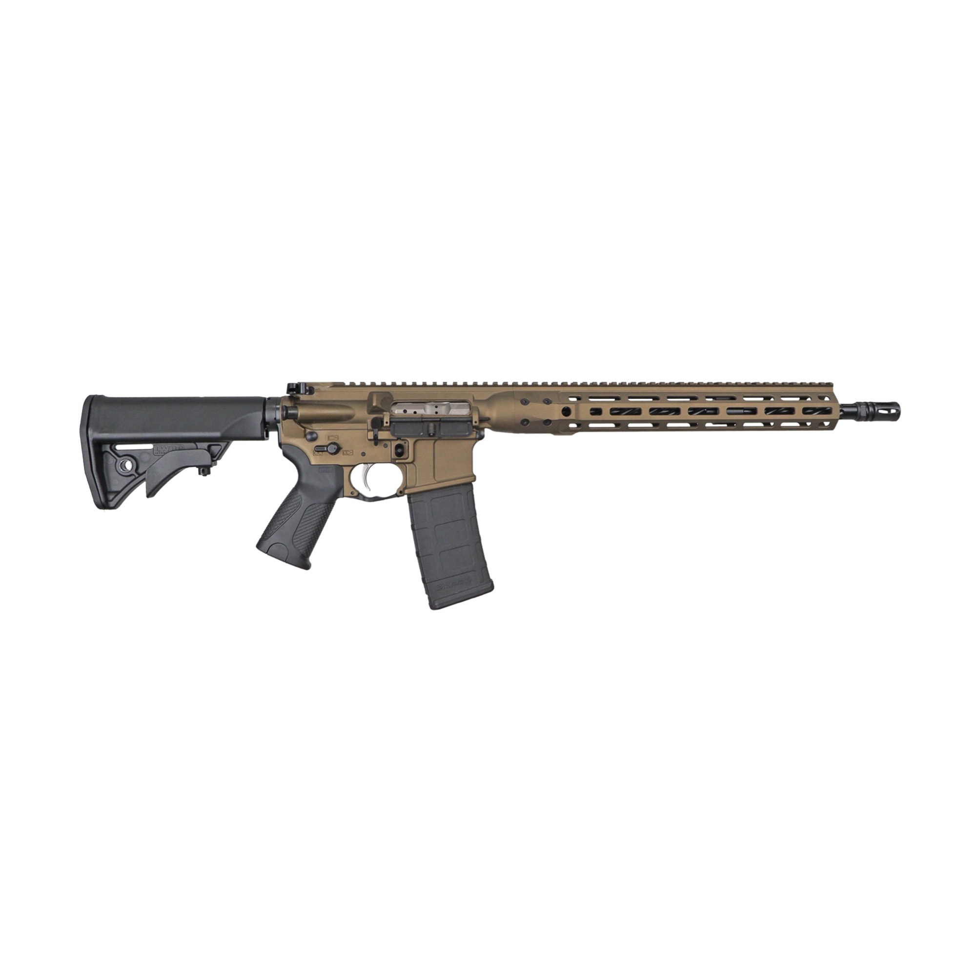 LWRC Direct Impingement Rifle 5.56 NATO 16.1 in 30 Rounds Burnt Bronze