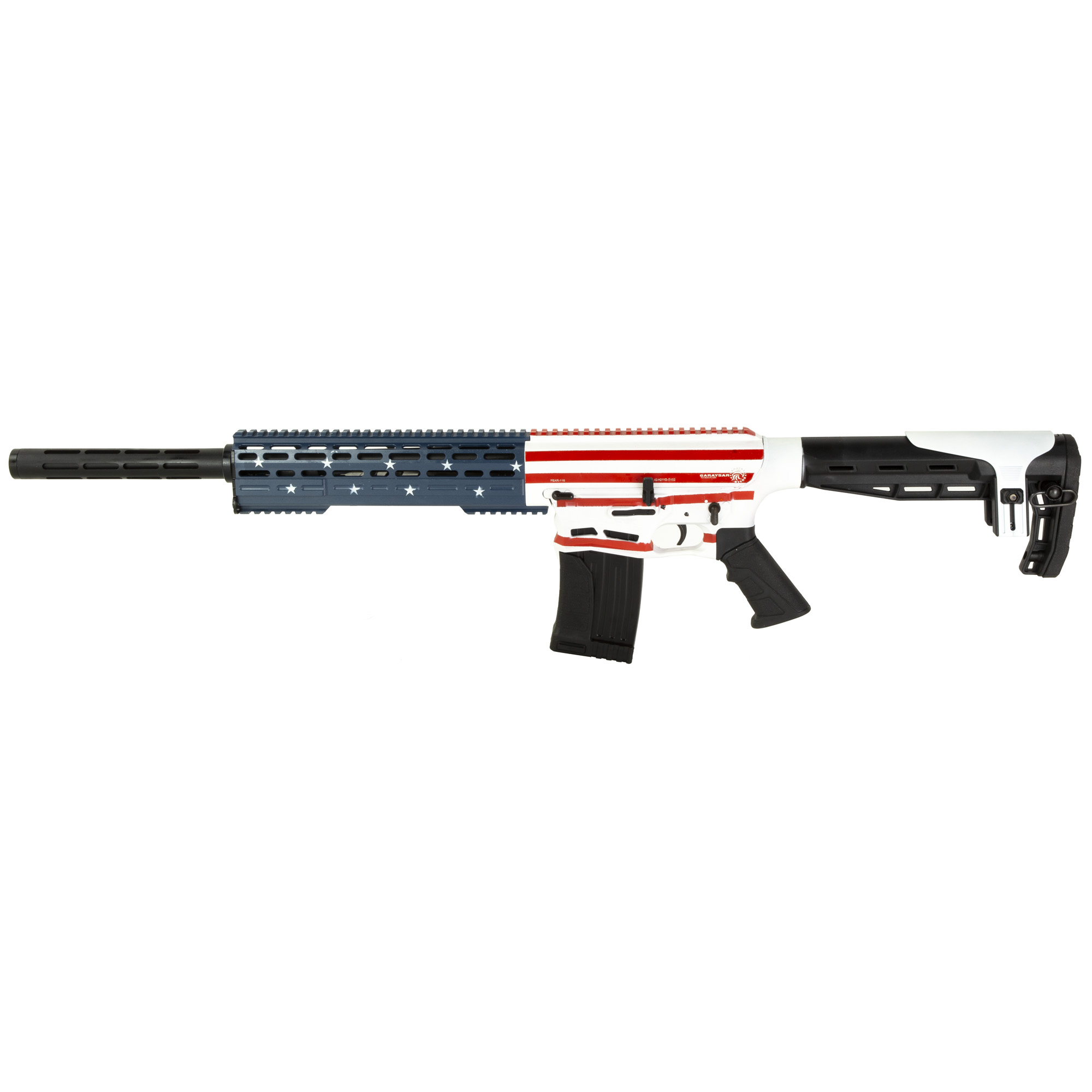 Garaysar Fear 116 12GA, 20in. Barrel, 5rd - US Flag (GAR-FEAR-116-USA)