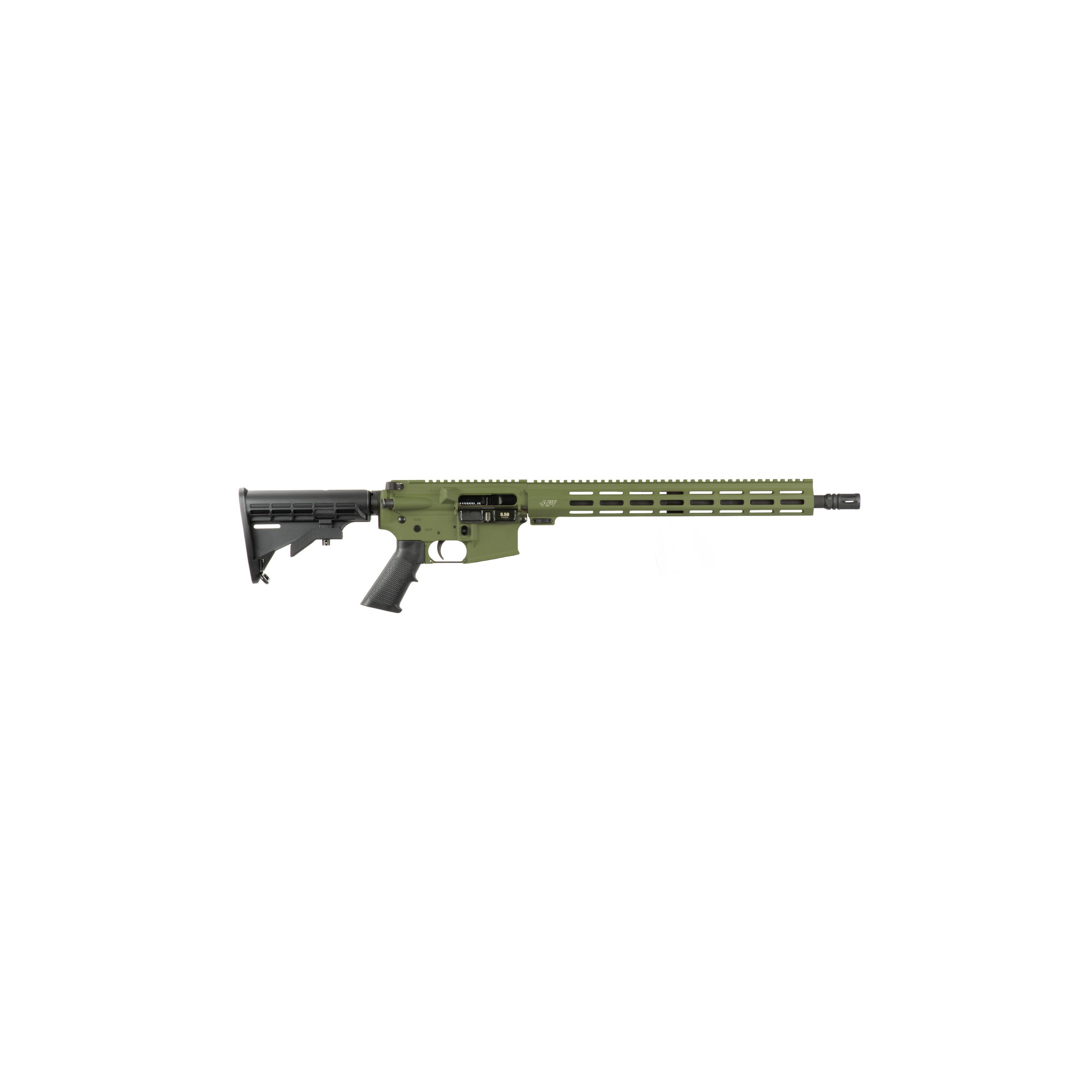 Alex Pro Firearms Guardian 5.56x45 NATO 16in 30rd Olive Drab Green Cerakote M4 Stock