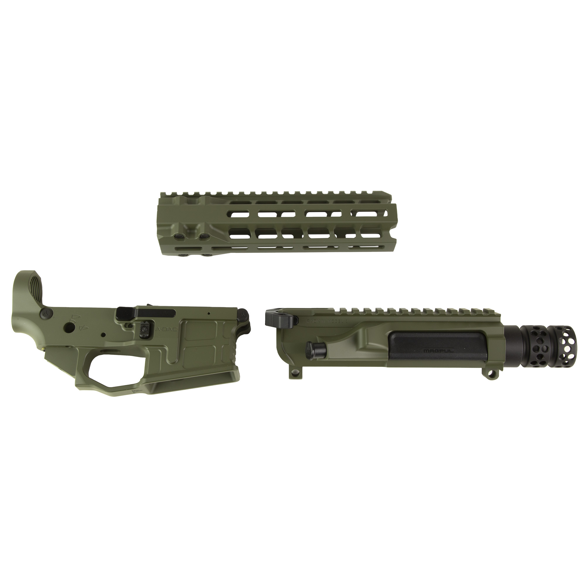 Radian Weapons AX556 556 NATO Olive Drab Green Semi-Automatic Lower Upper Set
