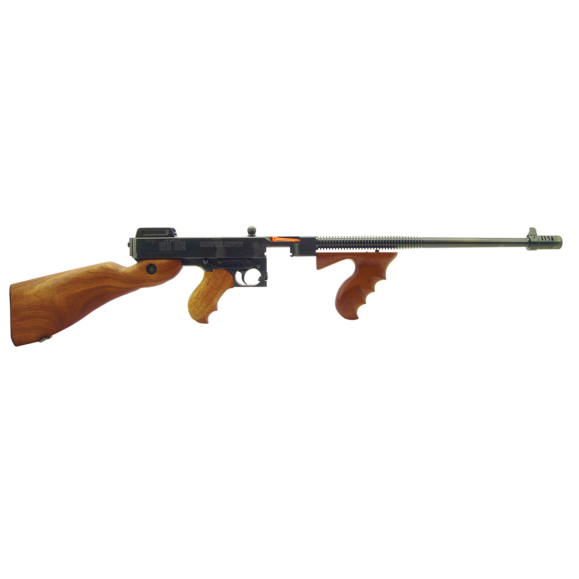 Auto Ordnance 1927A1 Deluxe 45 ACP 18in 20 Rounds Blued Walnut Finish