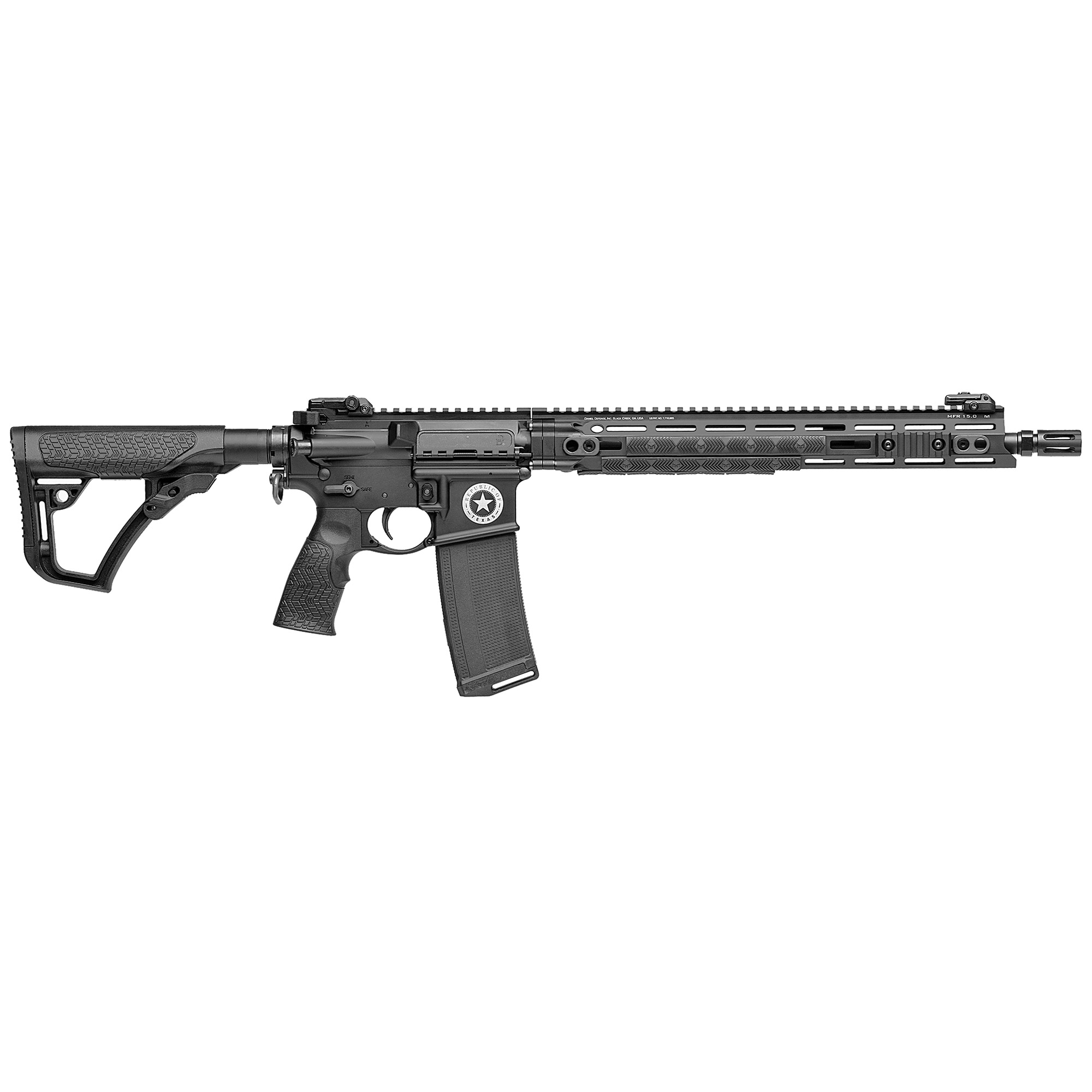 Daniel Defense DDM4V7 Texas Edition 5.56 NATO 16in 32 Rounds Matte Finish