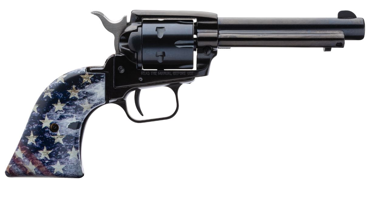 Heritage Rough Rider Rr22b4-us01 22 Long Rifle 4.75 inch 6 Rounds Usa Flag Grip