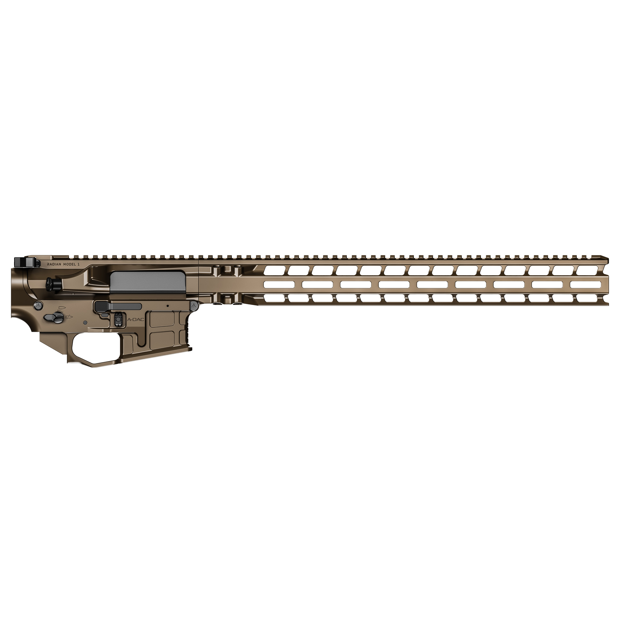 Radian Weapons AX556 Multi Caliber Billet Lower Upper Set Cerakote Brown