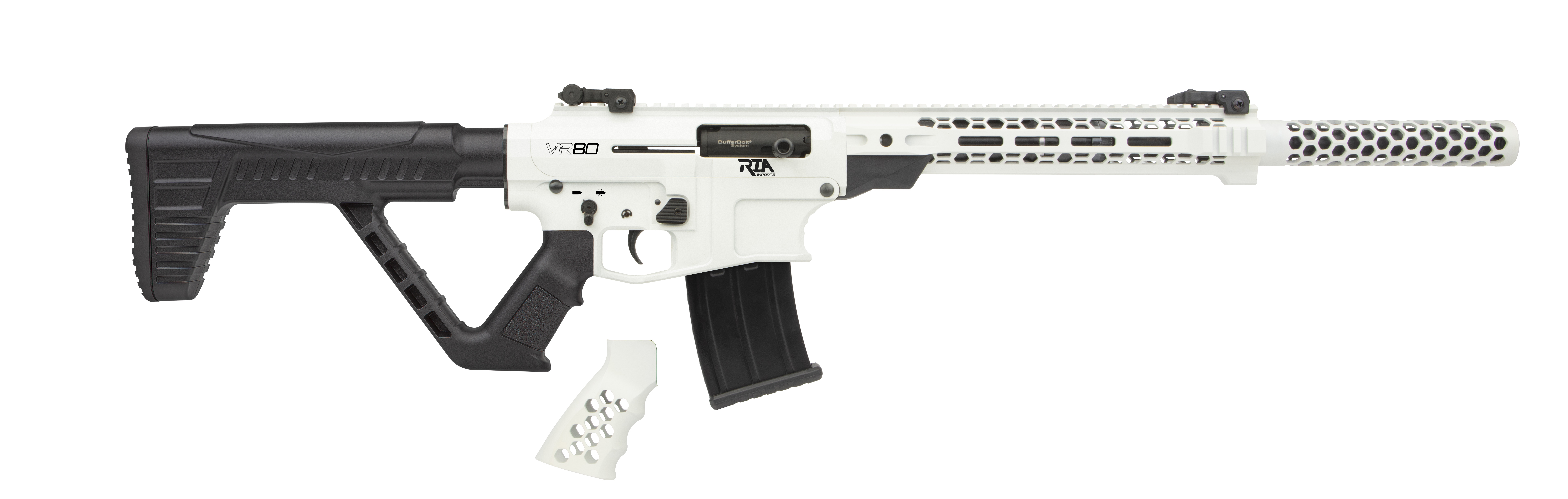 Rock Island Armory VR80 Shotgun 12 Gauge 20 Inch 5 Round Stormtrooper White