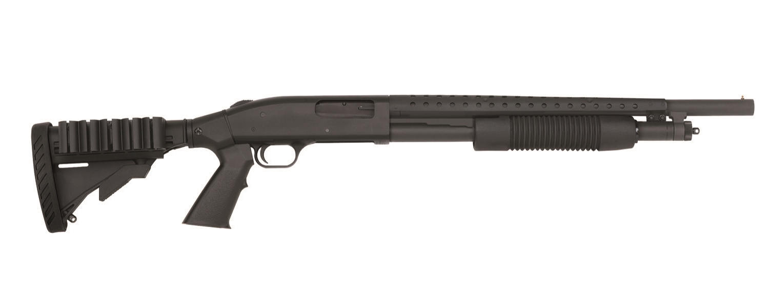 Mossberg 500 Tactical Persuader 12 Gauge 18.5in Barrel 5rd Pistol Grip Adjustable Stock