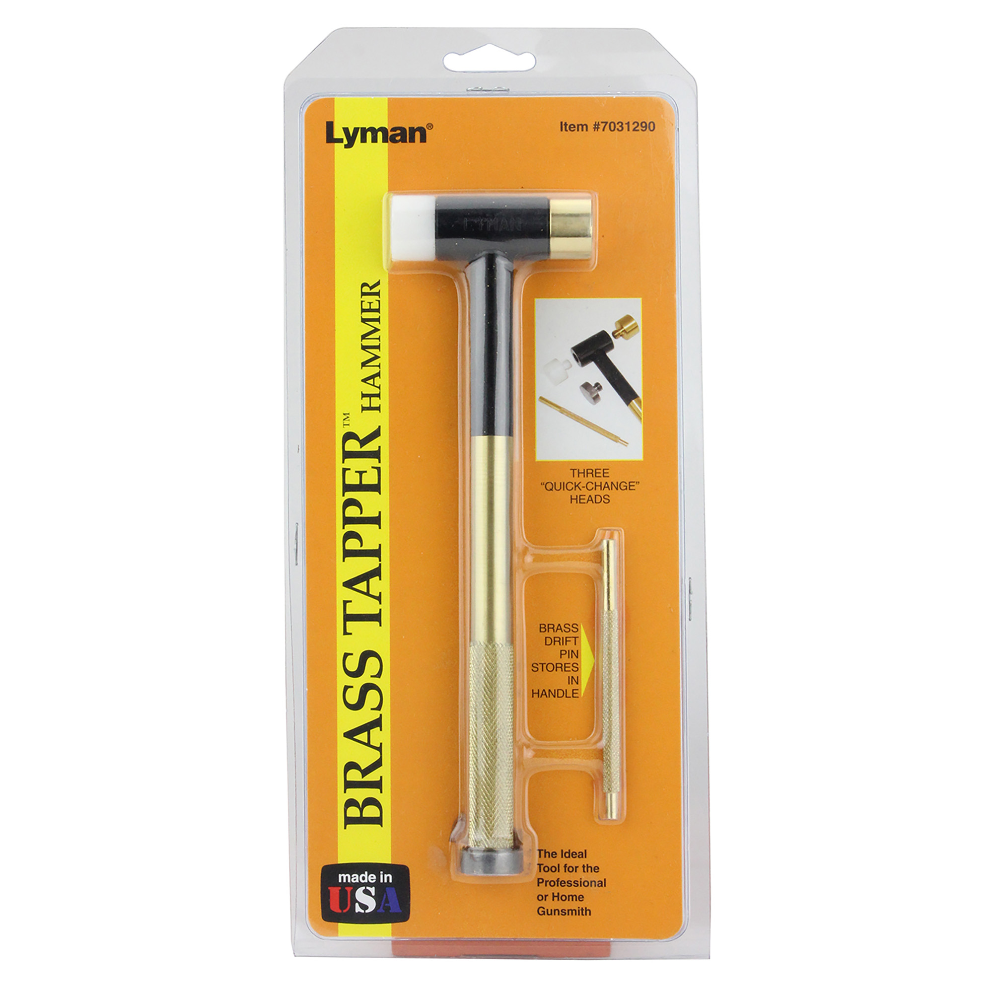 Lyman 7031290 Brass Tapper  Brass/Nylon/Steel