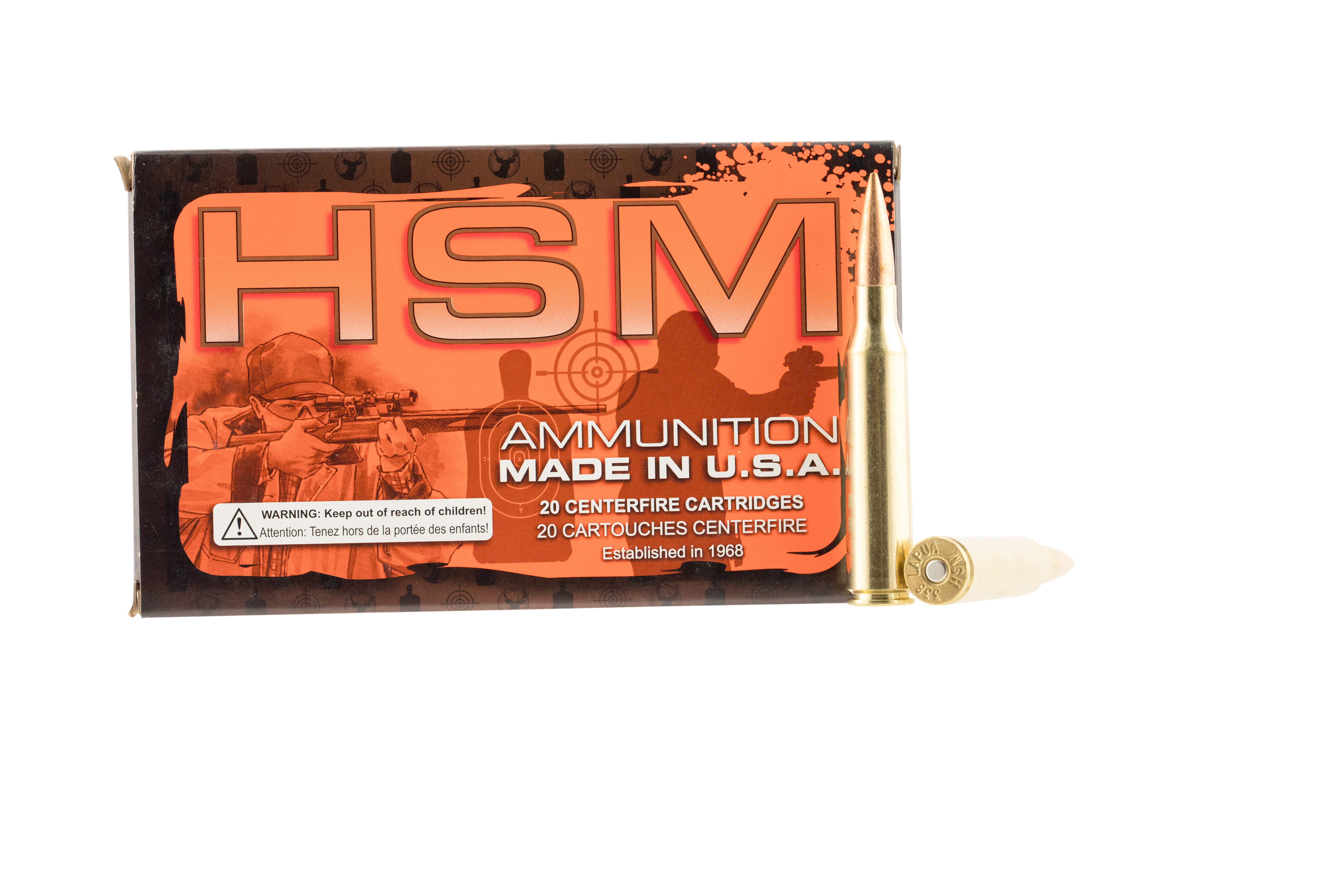 Hsm Match 338 Lapua Magnum Sierra MatchKing Bthp 250 Grain 20 Rounds