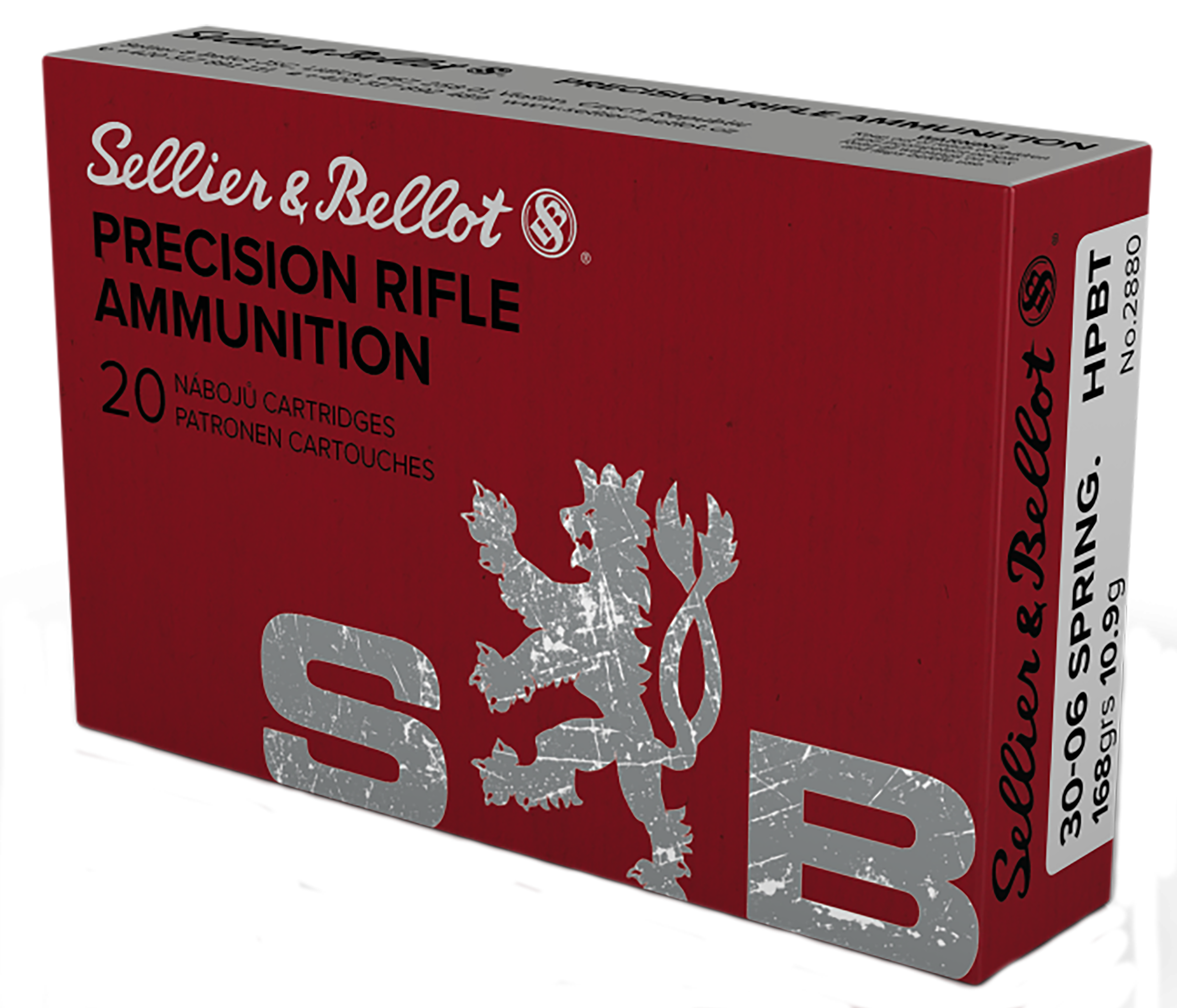 Sellier & Bellot SB3006D 30-06 Springfield Hollow Point Boat Tail 168 Grain 20 Rounds
