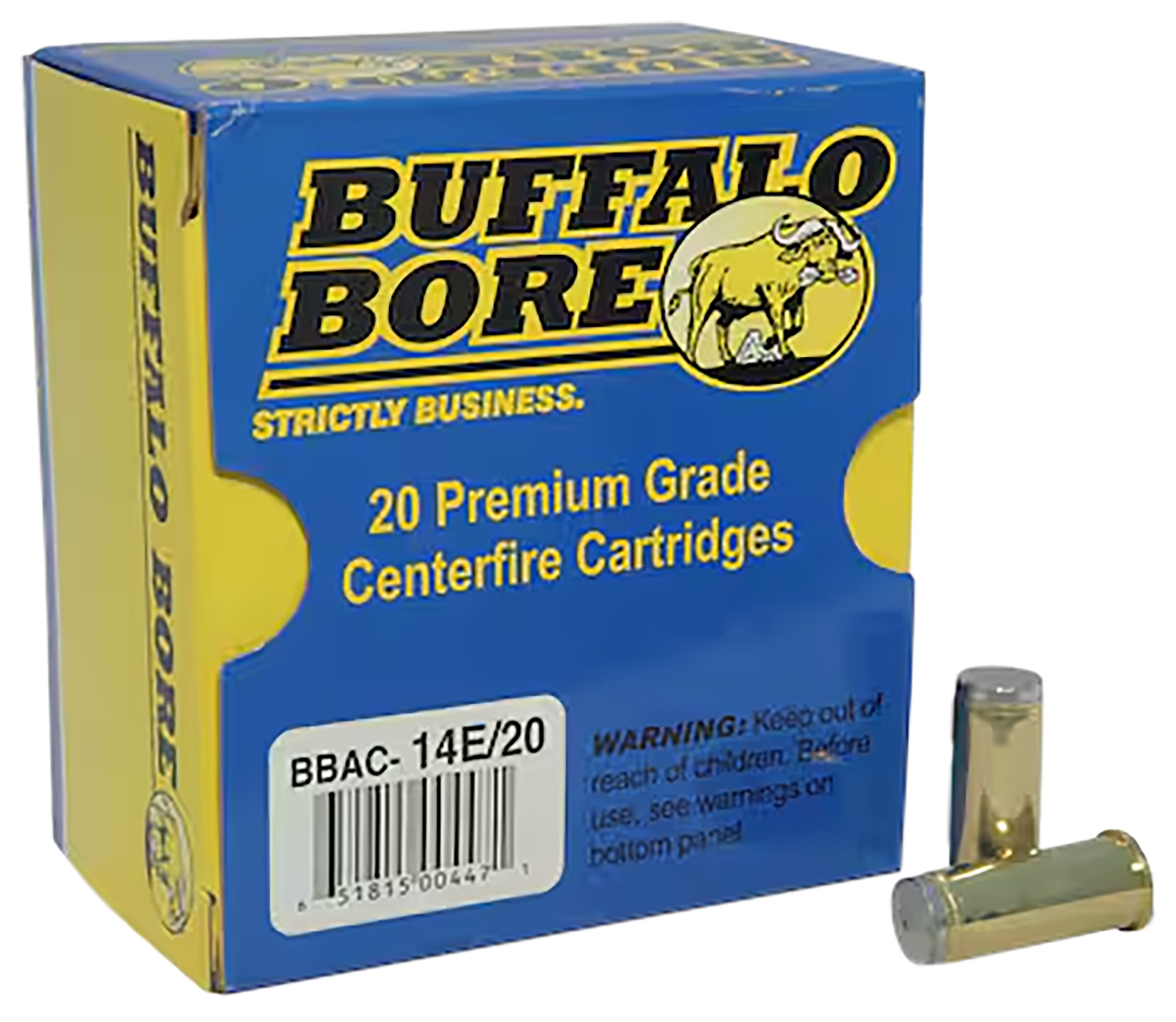 Buffalo Bore Ammunition 14E20 Anti-Personnel Strictly Business 44S&W Spl 200gr Hard Cast Wadcutter 20 Rounds
