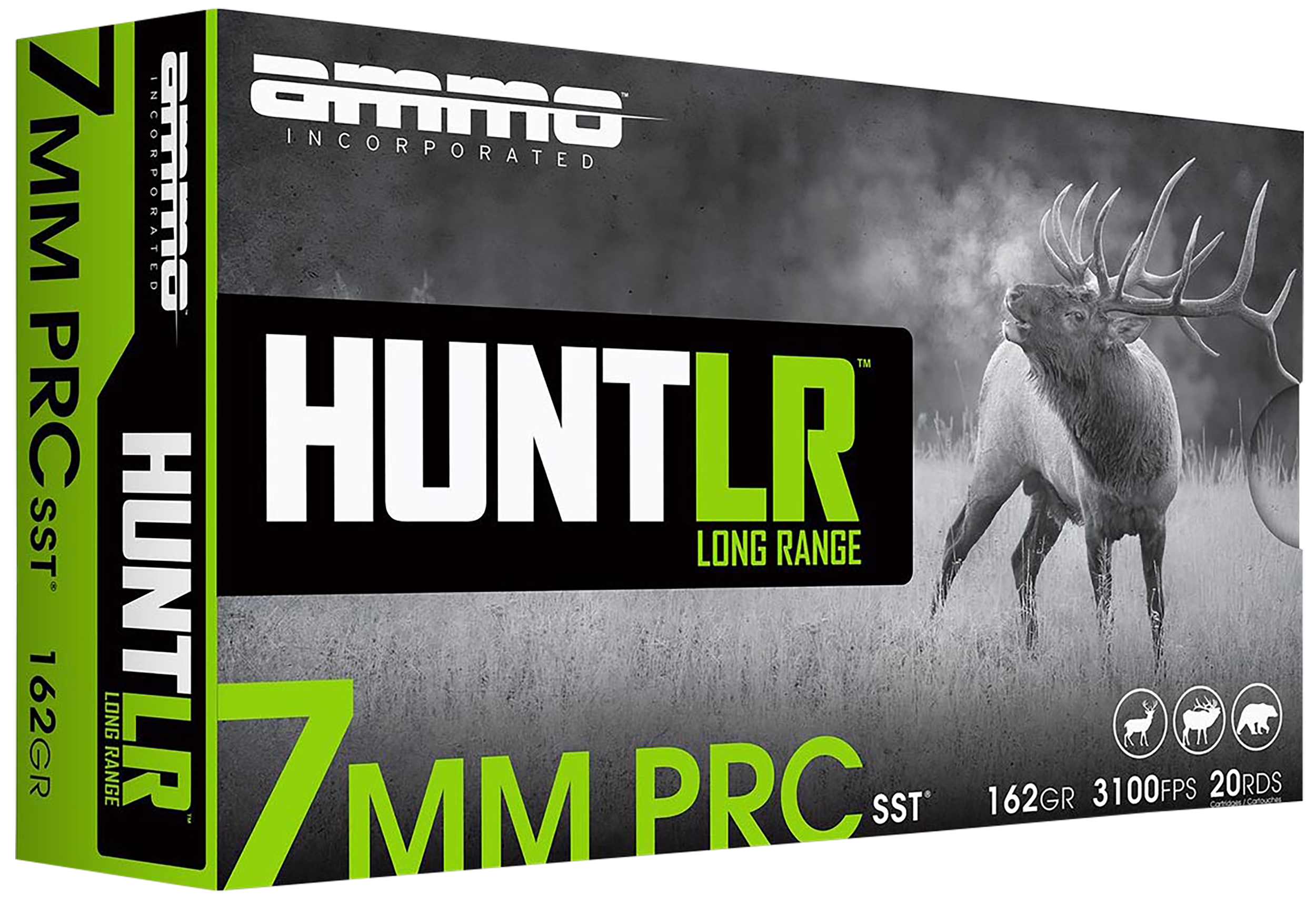 Ammo Inc 7PRC162SSTA20 Hunt Long Range 7mmPRC 162gr Super Shock Tip 20 Rounds