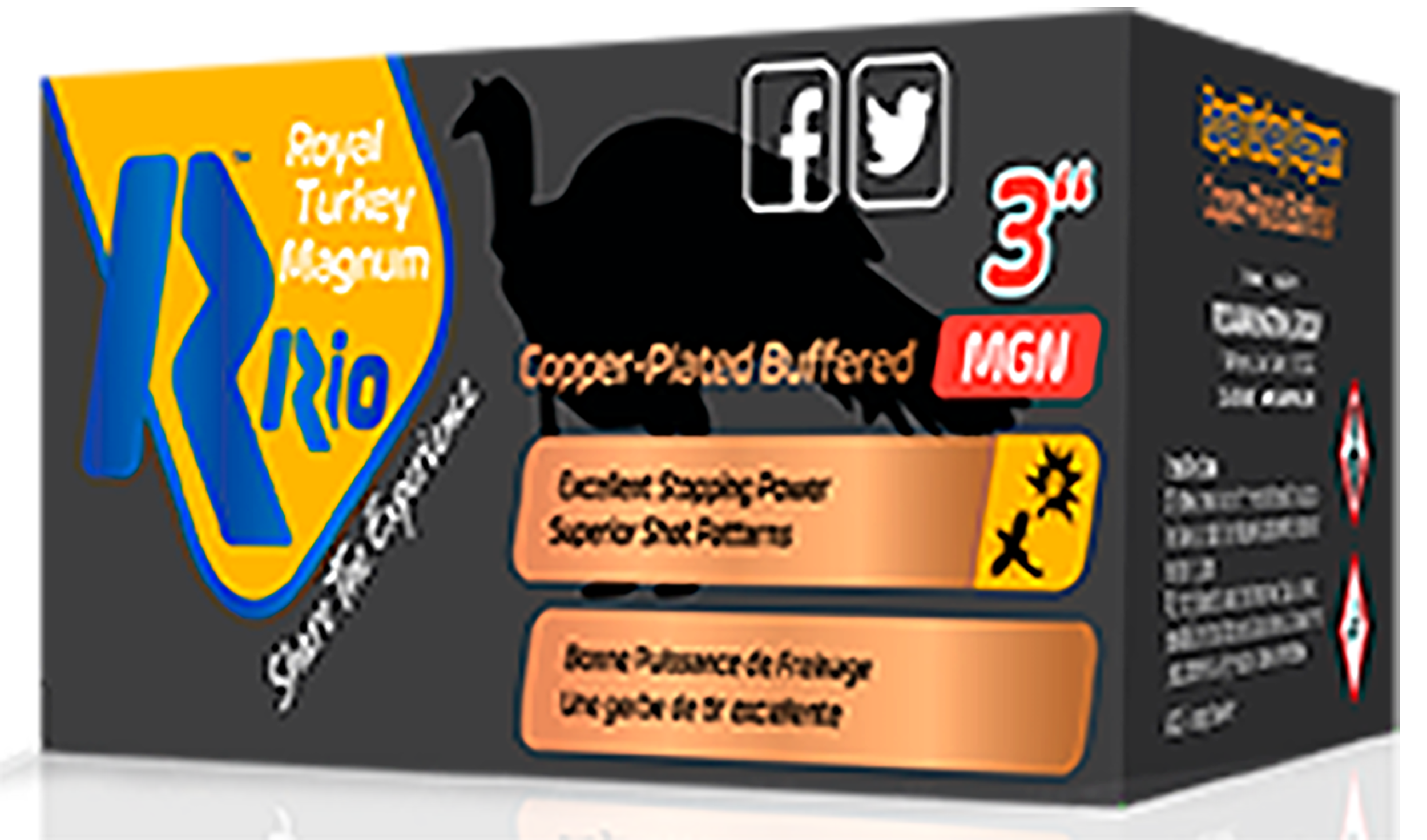 Rio Ammunition RTBCM506 Royal Turkey  12 Gauge 3", 1 3/4 oz 6 Shot, 10 Rounds Per Box, 25 Boxes Per Case