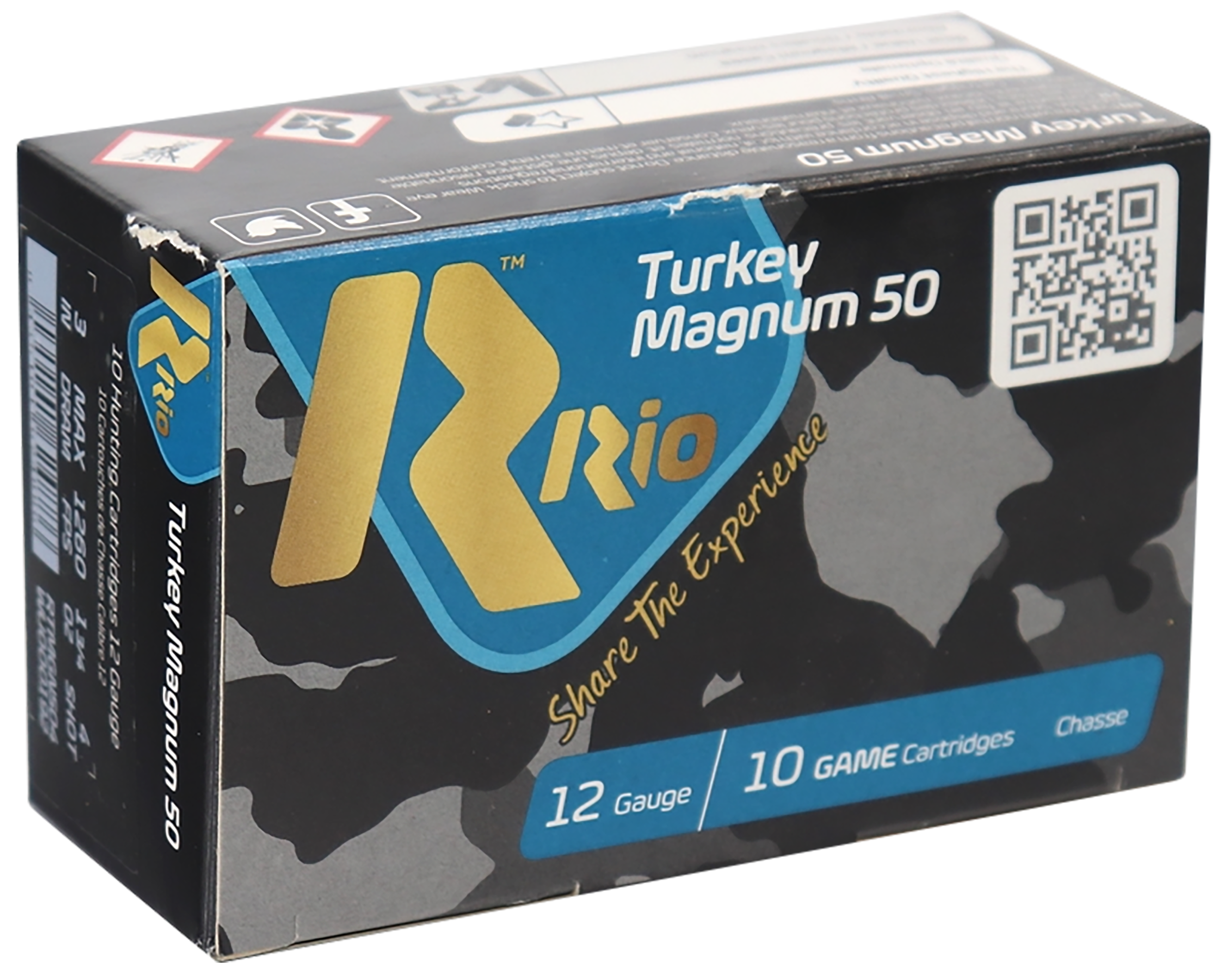 Rio Ammunition RTMGN505 Royal Turkey MGN 50 12 Gauge 3", 1 3/4 oz 5 Shot 10 Rounds