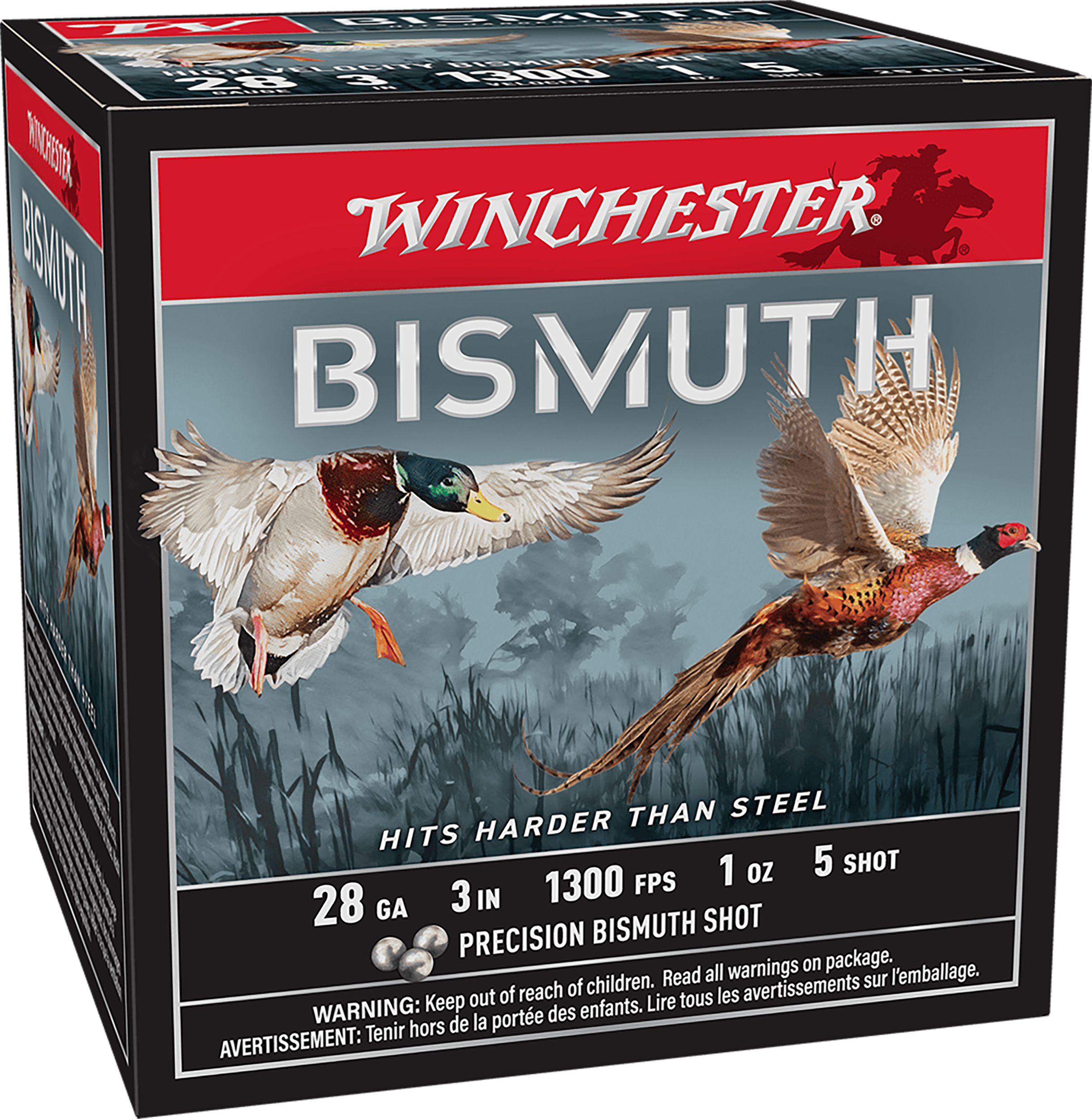 Winchester SWB2835 28 Gauge Bismuth Shot 1 Ounce 25 Rounds